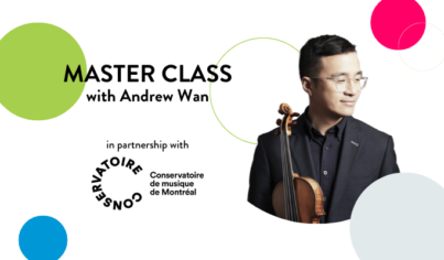Master class with Andrew Wan